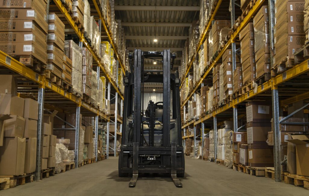 close-up-warehouse-view. Custom clearance agent in Dubai