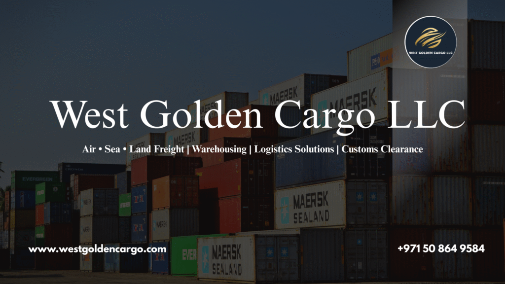 west golden cargo banner. door-to-door cargo shipping.https://westgoldencargo.com/
